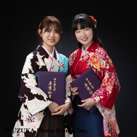 いぬづか写真室/西宮/レンタル衣装/フォトスタジオ/卒業記念/卒業袴