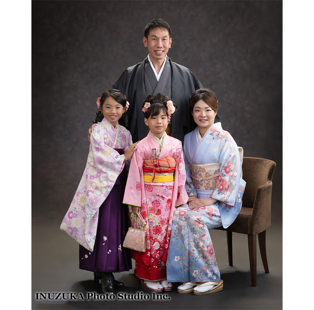 いぬづか写真室/七五三/7歳/着物