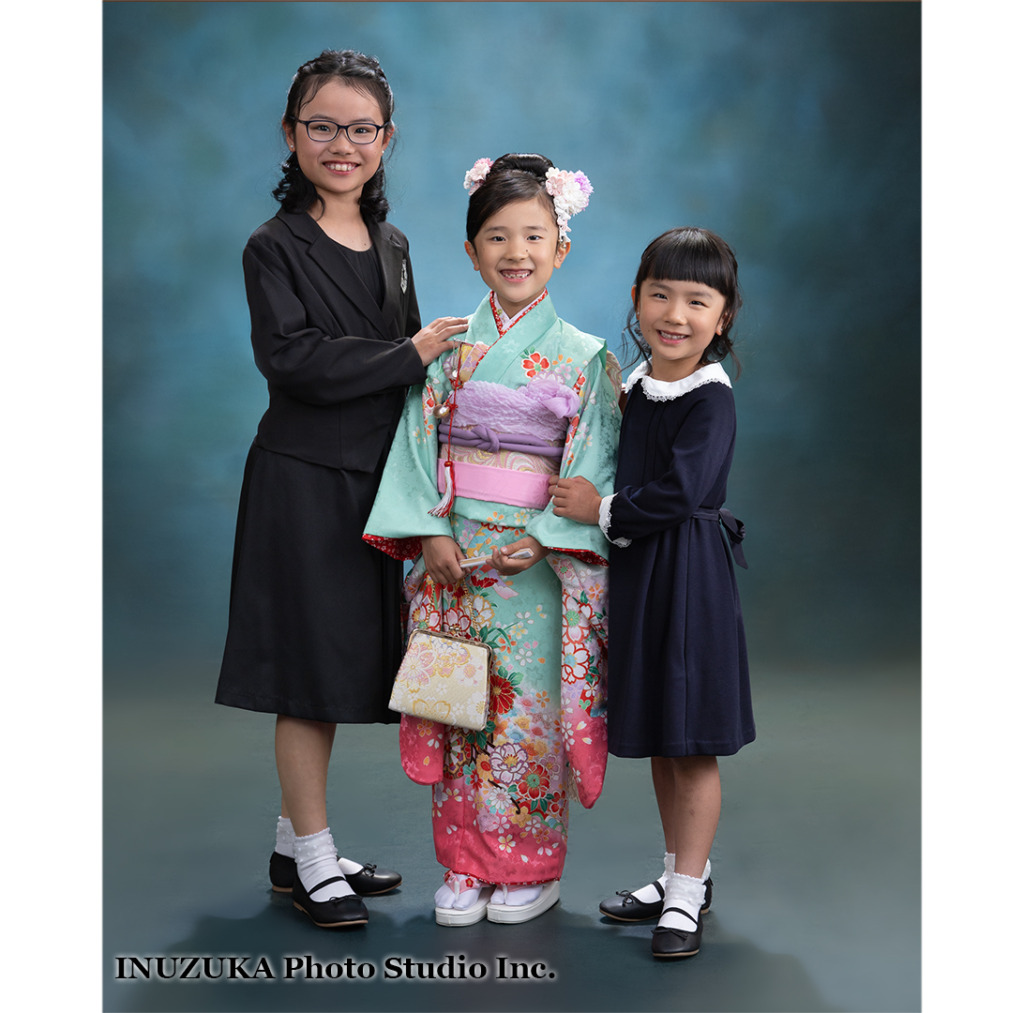 いぬづか写真室で撮影した七五三の姉妹