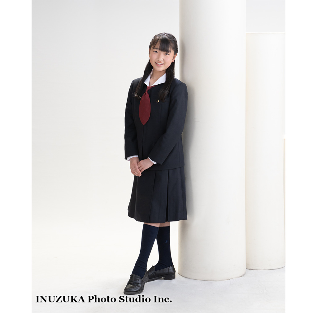 いぬづか写真室で撮影した入学記念の女の子