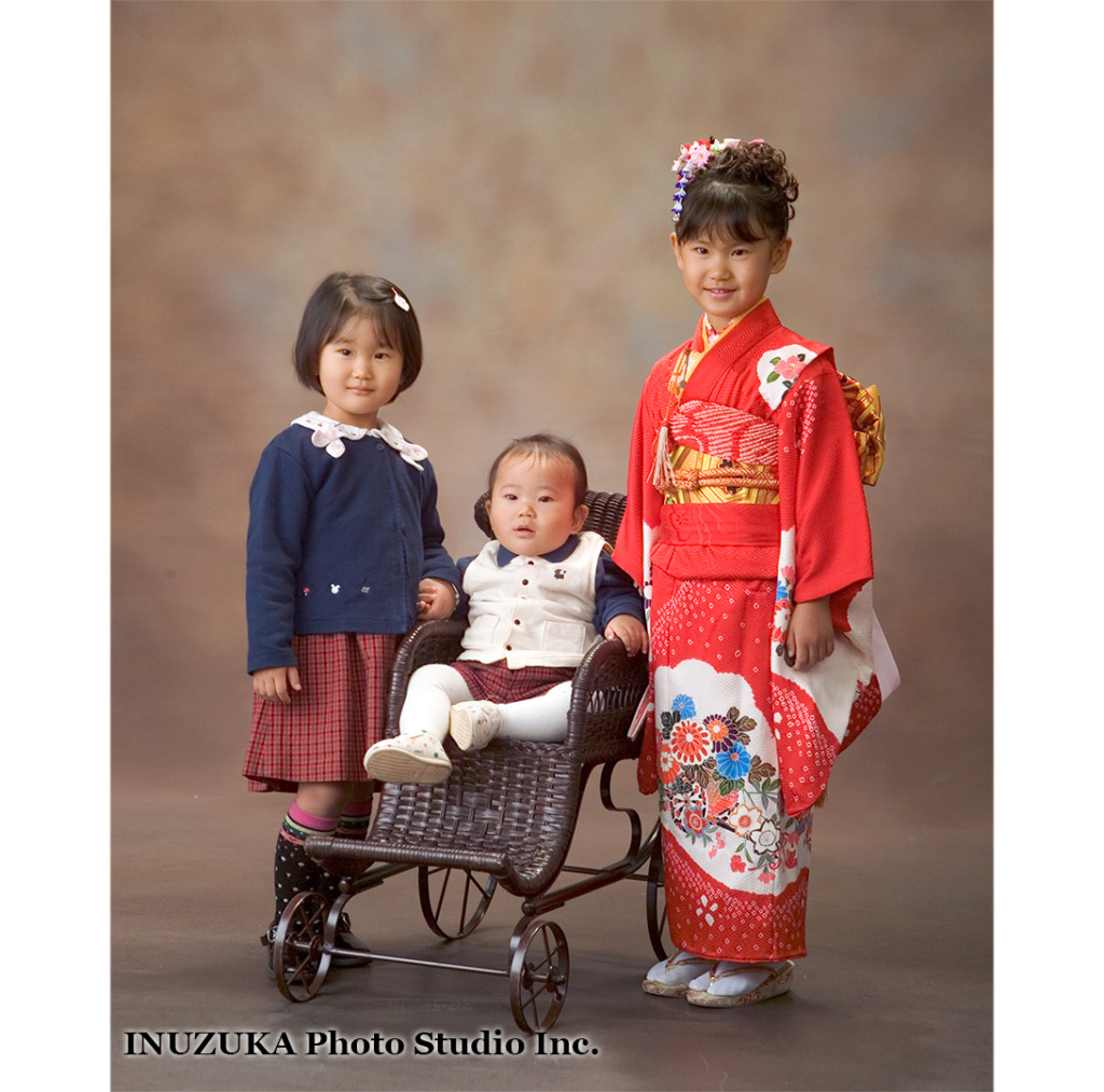 いぬづか写真室で撮影した七五三の写真