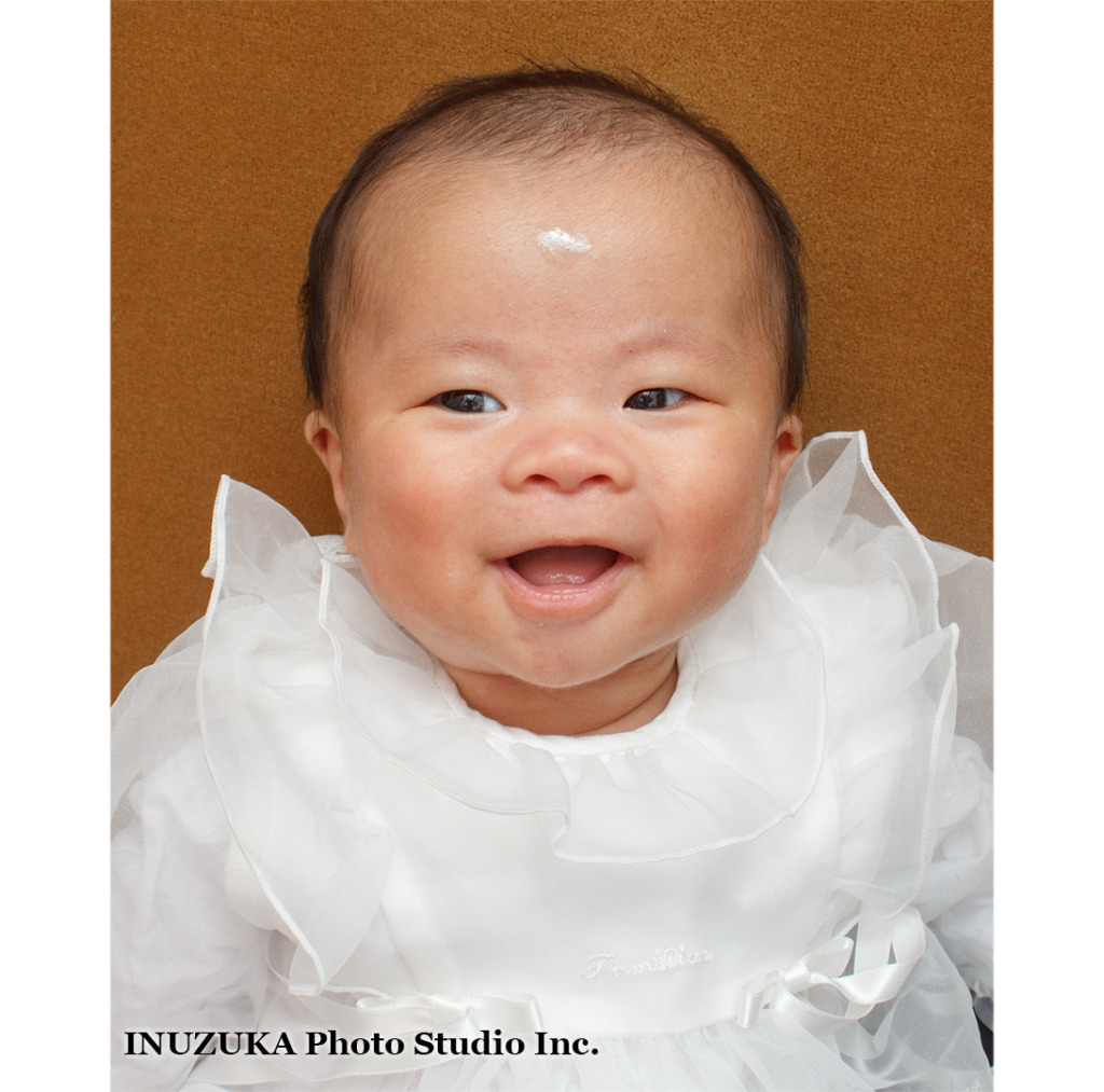 いぬづか写真室で撮影したお宮参りの赤ちゃん