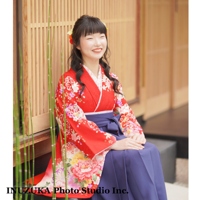 いぬづか写真室/西宮/レンタル衣装/フォトスタジオ/卒業記念/卒業袴