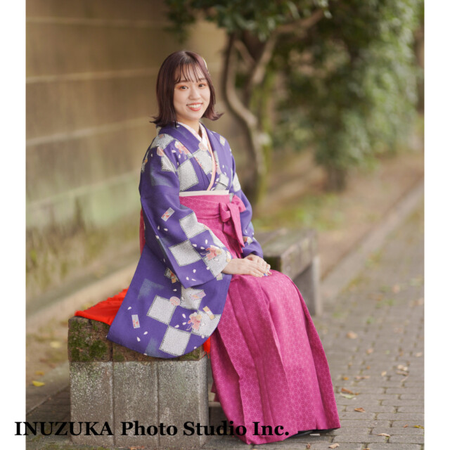 いぬづか写真室/西宮/レンタル衣装/フォトスタジオ/卒業記念/卒業袴