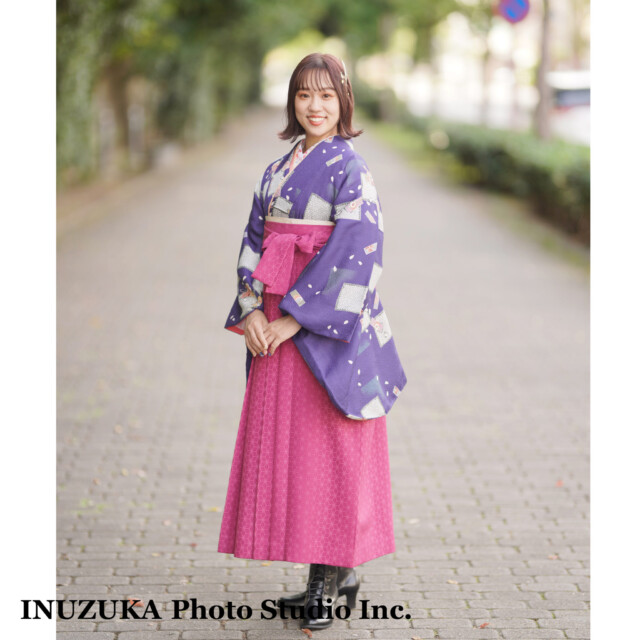 いぬづか写真室/西宮/レンタル衣装/フォトスタジオ/卒業記念/卒業袴