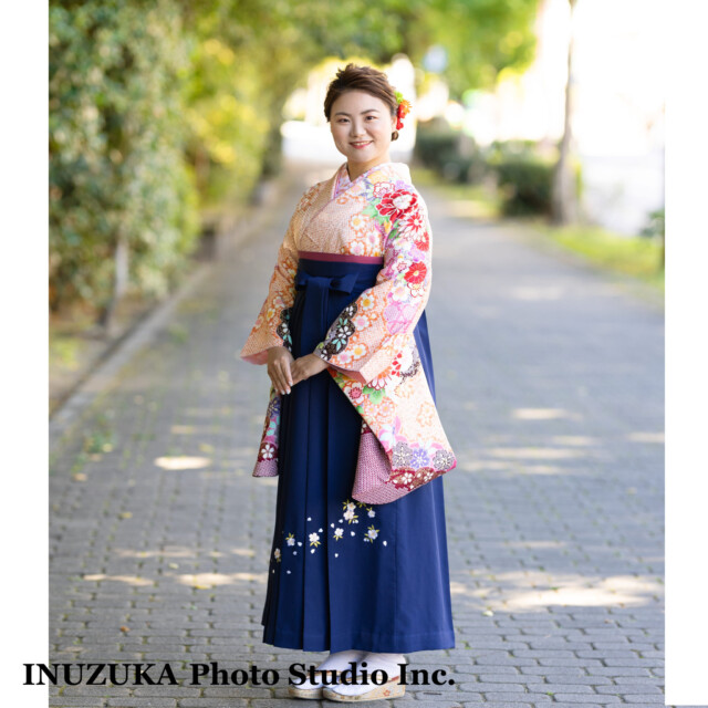 いぬづか写真室/西宮/レンタル衣装/フォトスタジオ/卒業記念/卒業袴