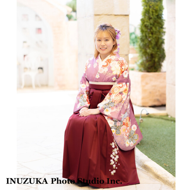 いぬづか写真室/西宮/レンタル衣装/フォトスタジオ/卒業記念/卒業袴