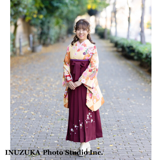 いぬづか写真室/西宮/レンタル衣装/フォトスタジオ/卒業記念/卒業袴