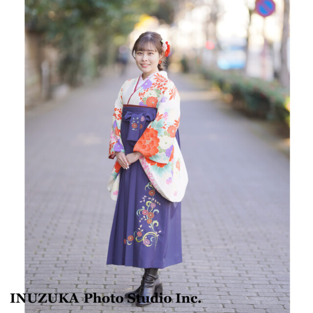 いぬづか写真室/西宮/レンタル衣装/フォトスタジオ/卒業記念/卒業袴