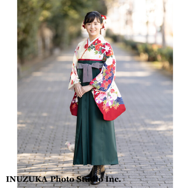 いぬづか写真室/西宮/レンタル衣装/フォトスタジオ/卒業記念/卒業袴