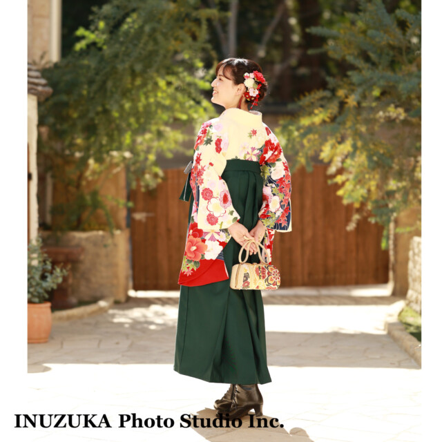 いぬづか写真室/西宮/レンタル衣装/フォトスタジオ/卒業記念/卒業袴