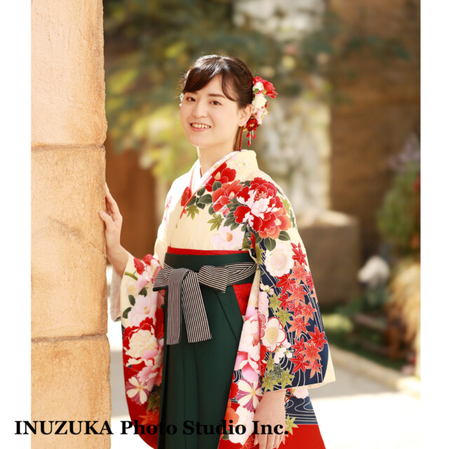 いぬづか写真室/西宮/レンタル衣装/フォトスタジオ/卒業記念/卒業袴