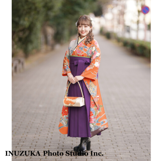 いぬづか写真室/西宮/レンタル衣装/フォトスタジオ/卒業記念/卒業袴