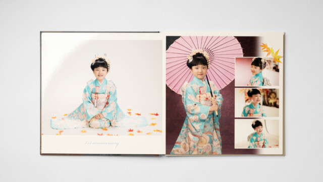 いぬづか写真室/七五三/7歳/3歳/着物/ドレス/日本髪