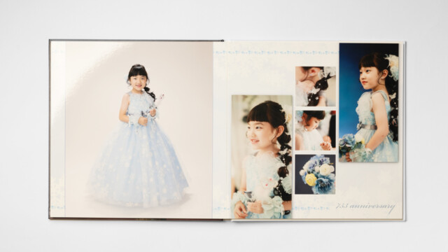 いぬづか写真室/七五三/7歳/3歳/着物/ドレス/日本髪